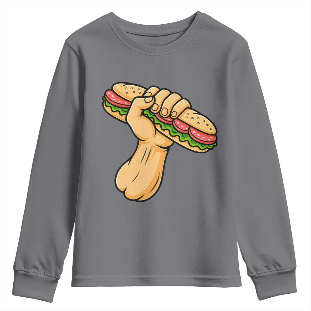 Free DC Sandwich Revolution Youth Sweatshirt Washington DC Pride Political Satire - Wonder Print Shop