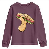 Free DC Sandwich Revolution Youth Sweatshirt Washington DC Pride Political Satire - Wonder Print Shop