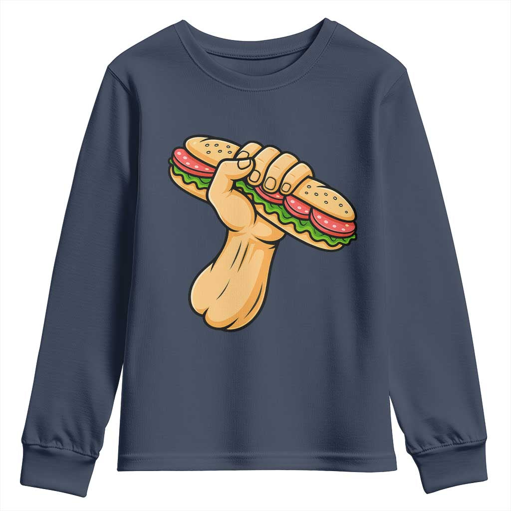 Free DC Sandwich Revolution Youth Sweatshirt Washington DC Pride Political Satire - Wonder Print Shop