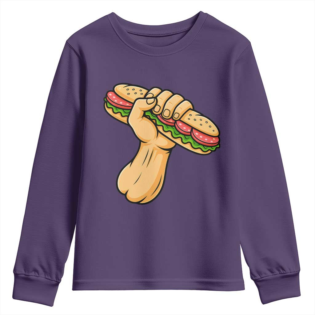 Free DC Sandwich Revolution Youth Sweatshirt Washington DC Pride Political Satire - Wonder Print Shop
