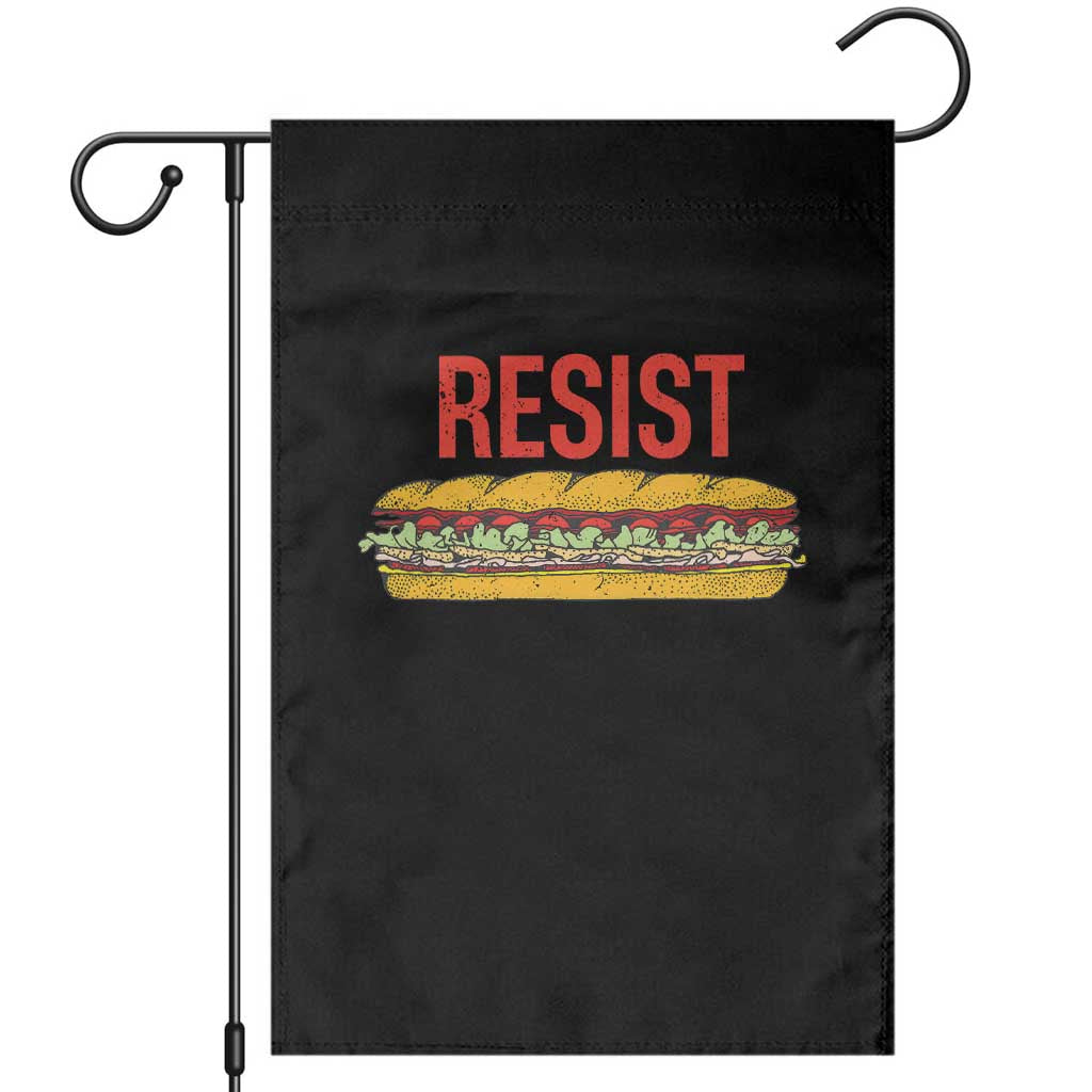 Resist Sandwich Garden Flag Sarcastic Food Revolution Political Satire - Wonder Print Shop