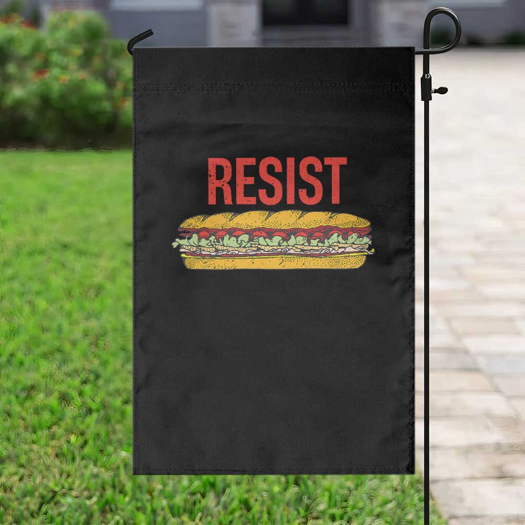 Resist Sandwich Garden Flag Sarcastic Food Revolution Political Satire - Wonder Print Shop