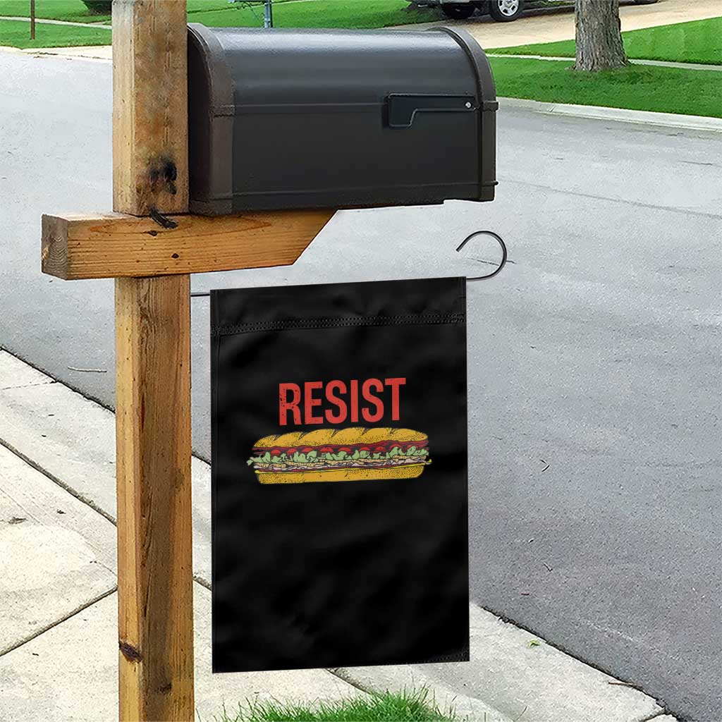 Resist Sandwich Garden Flag Sarcastic Food Revolution Political Satire - Wonder Print Shop