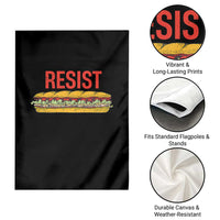 Resist Sandwich Garden Flag Sarcastic Food Revolution Political Satire - Wonder Print Shop