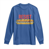 Sandwich Power Fist Long Sleeve Shirt Sarcastic Food Revolution Political Satire - Wonder Print Shop