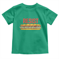 Sandwich Power Fist Toddler T Shirt Sarcastic Food Revolution Political Satire - Wonder Print Shop