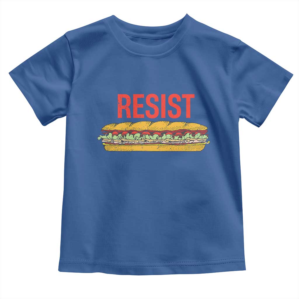 Sandwich Power Fist Toddler T Shirt Sarcastic Food Revolution Political Satire - Wonder Print Shop