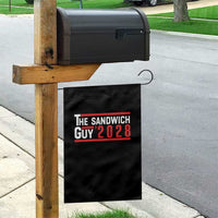 The Sandwich Guy 2028 Garden Flag Political Parody - Wonder Print Shop
