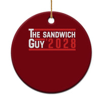 The Sandwich Guy 2028 Ceramic Ornament Political Parody - Wonder Print Shop