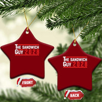 The Sandwich Guy 2028 Ceramic Ornament Political Parody - Wonder Print Shop