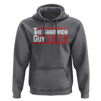 The Sandwich Guy for President 2028 Hoodie Funny Patriotic Campaign Parody - Wonder Print Shop
