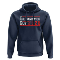 The Sandwich Guy for President 2028 Hoodie Funny Patriotic Campaign Parody - Wonder Print Shop