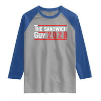 The Sandwich Guy 2028 Raglan Shirt Political Parody - Wonder Print Shop