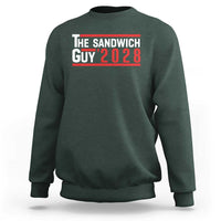 The Sandwich Guy for President 2028 Sweatshirt Funny Patriotic Campaign Parody - Wonder Print Shop