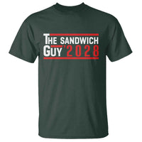 The Sandwich Guy for President 2028 T Shirt Funny Patriotic Campaign Parody - Wonder Print Shop