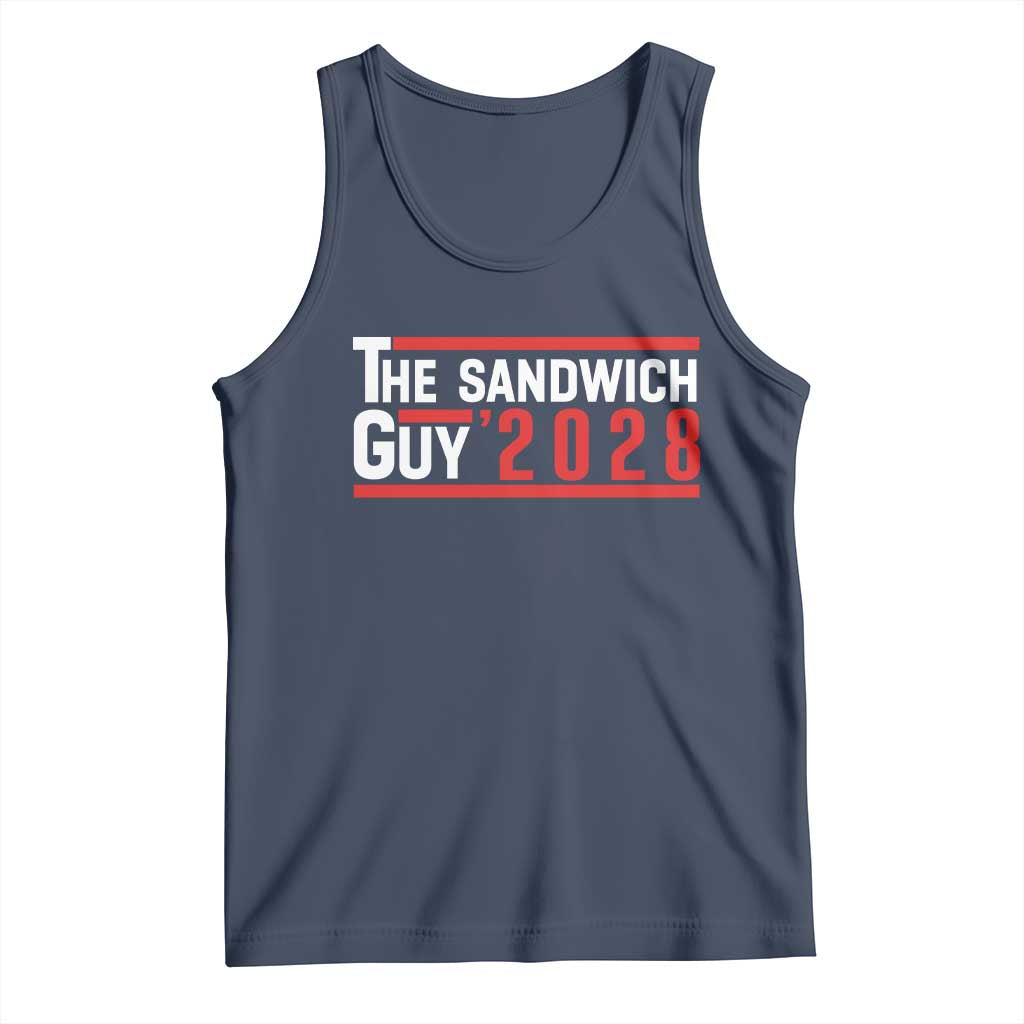 The Sandwich Guy 2028 Tank Top Political Parody - Wonder Print Shop