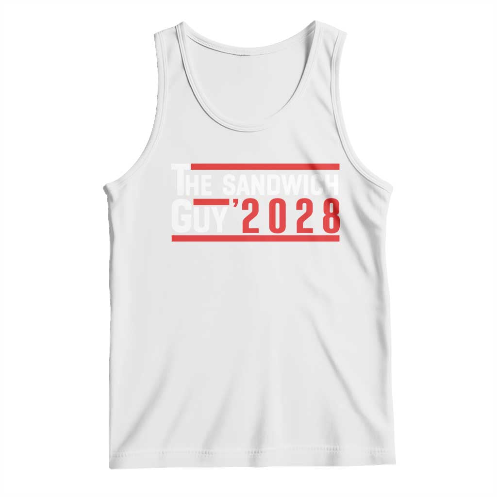 The Sandwich Guy 2028 Tank Top Political Parody - Wonder Print Shop