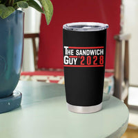 The Sandwich Guy 2028 Tumbler Cup Political Parody - Wonder Print Shop