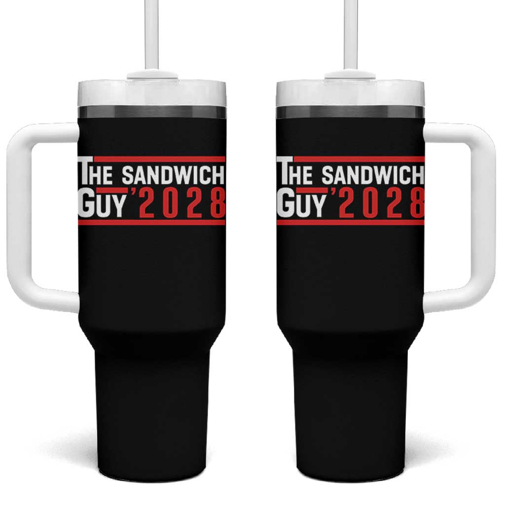 The Sandwich Guy 2028 Tumbler With Handle Political Parody - Wonder Print Shop