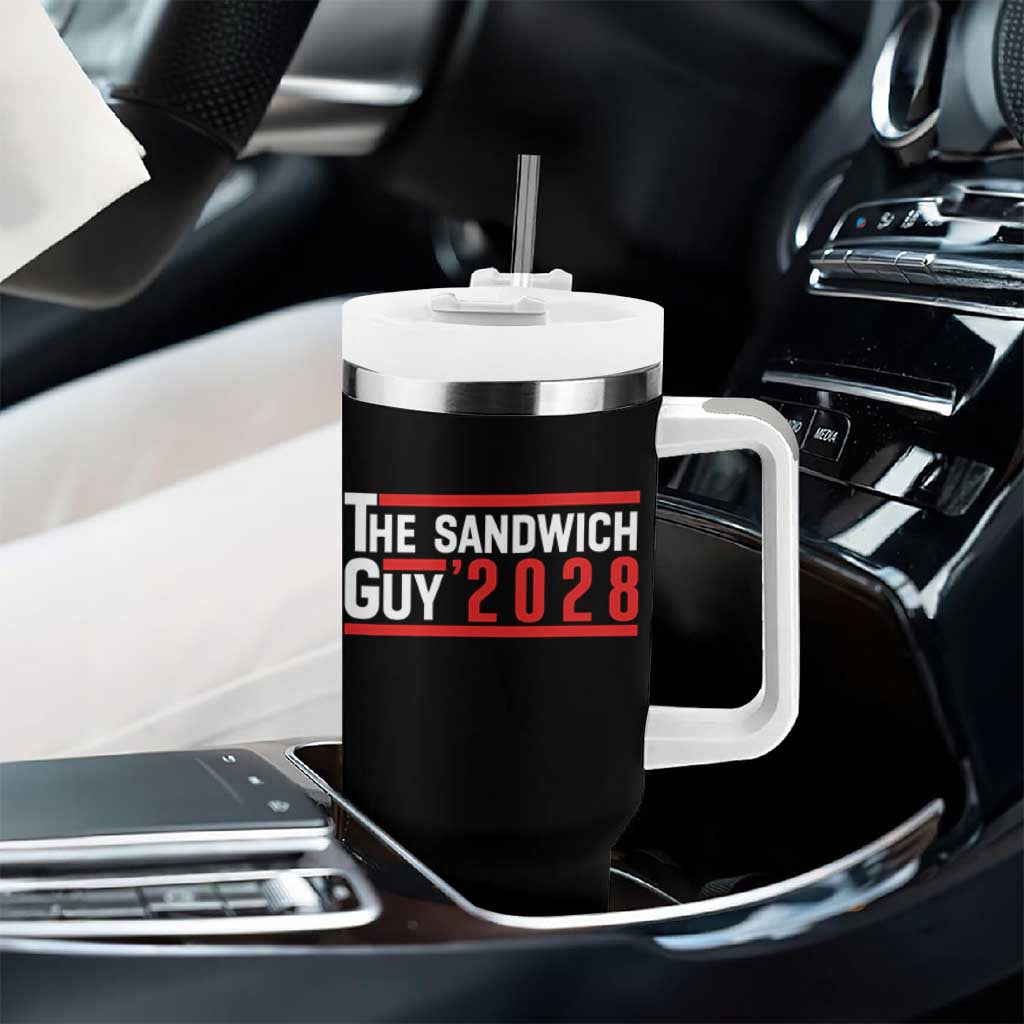 The Sandwich Guy 2028 Tumbler With Handle Political Parody - Wonder Print Shop