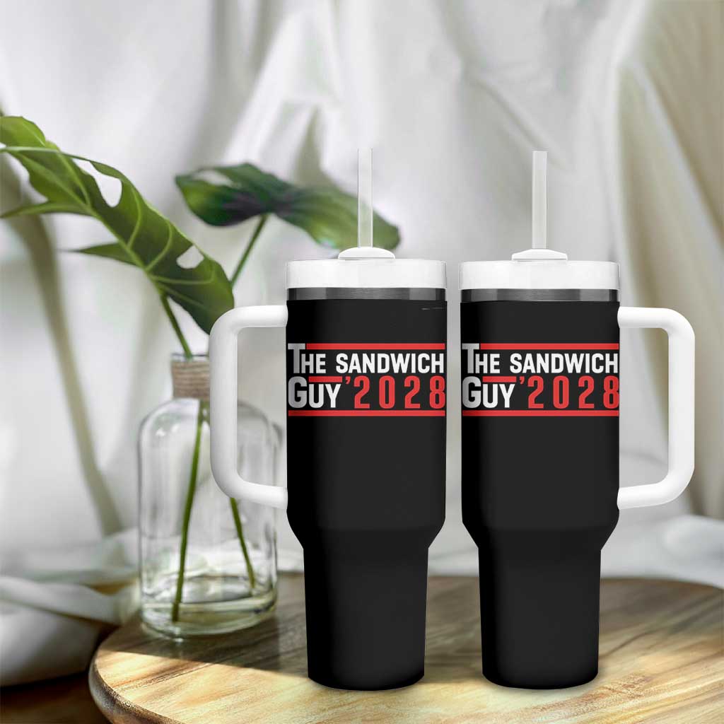 The Sandwich Guy 2028 Tumbler With Handle Political Parody - Wonder Print Shop