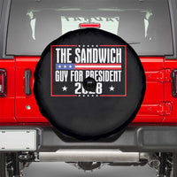 The Sandwich Guy for President 2028 Spare Tire Cover Funny Patriotic Campaign Parody - Wonder Print Shop