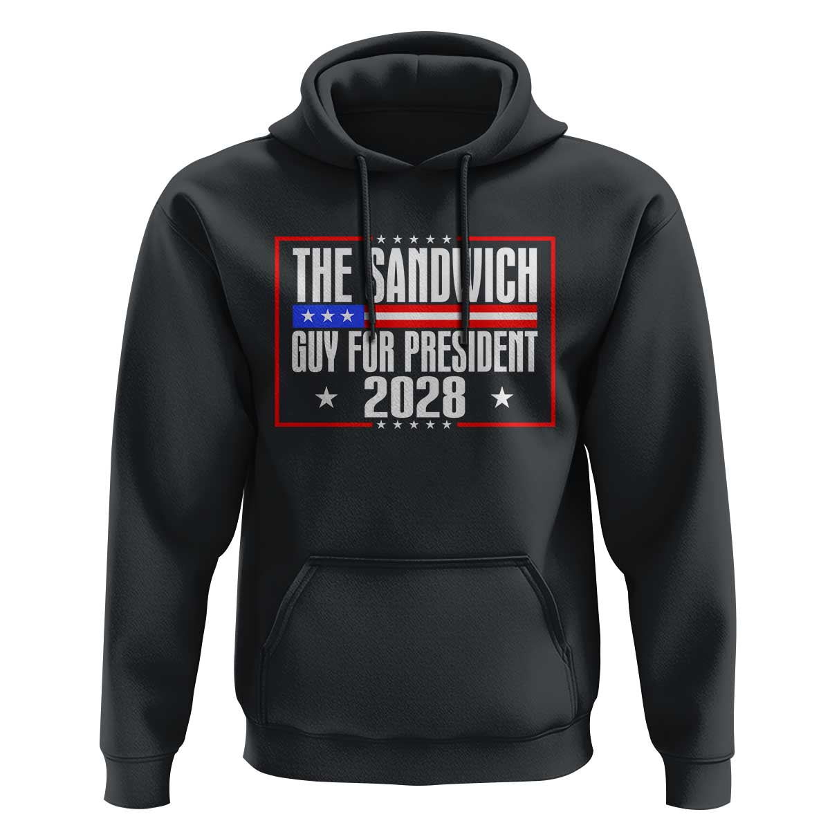 The Sandwich Guy 2028 Hoodie Political Parody - Wonder Print Shop