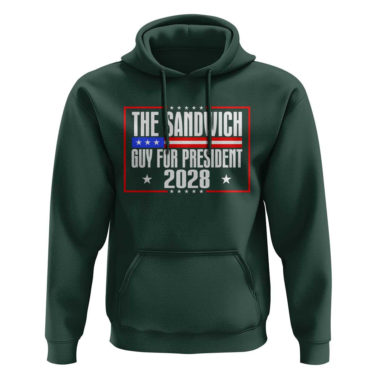 The Sandwich Guy 2028 Hoodie Political Parody - Wonder Print Shop