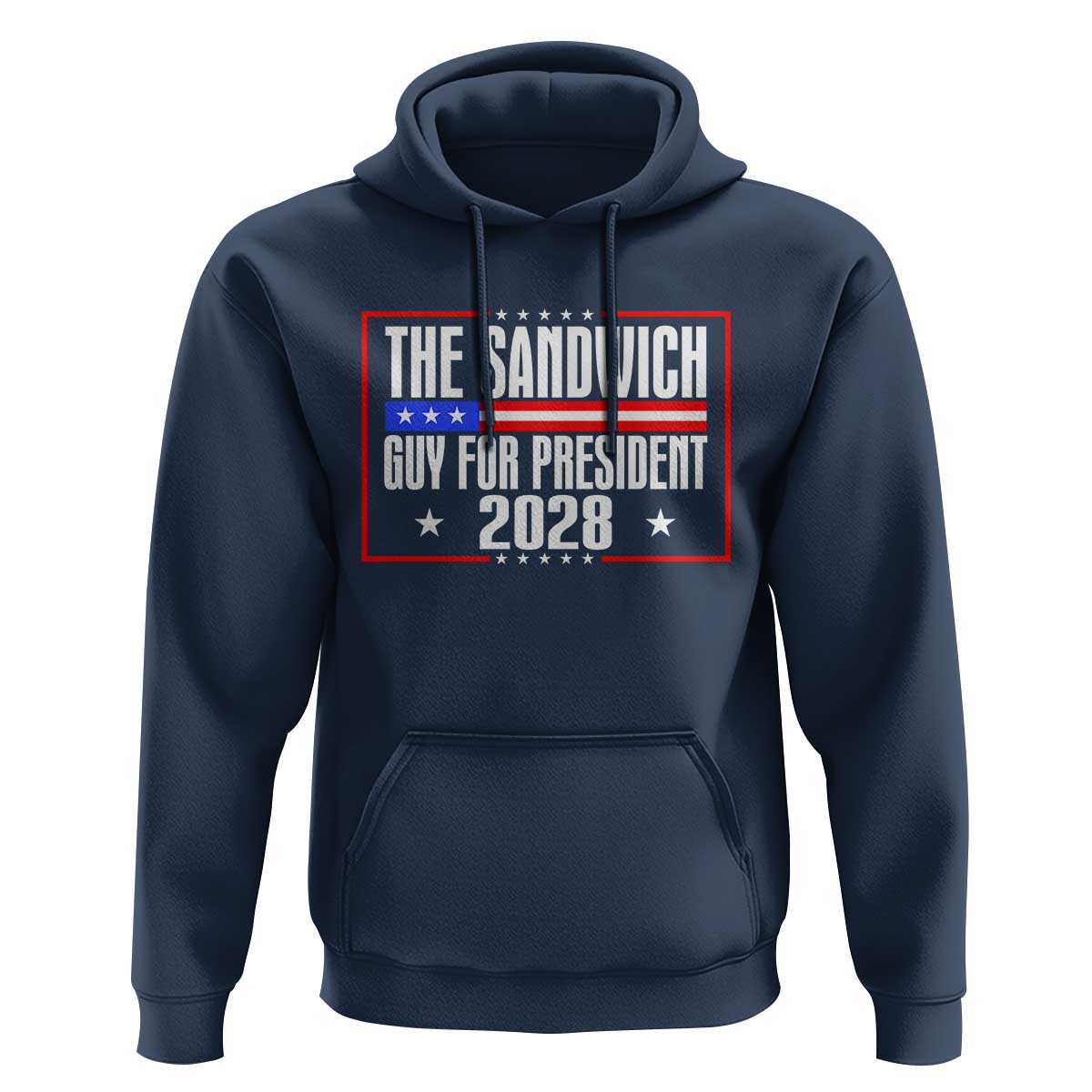 The Sandwich Guy 2028 Hoodie Political Parody - Wonder Print Shop