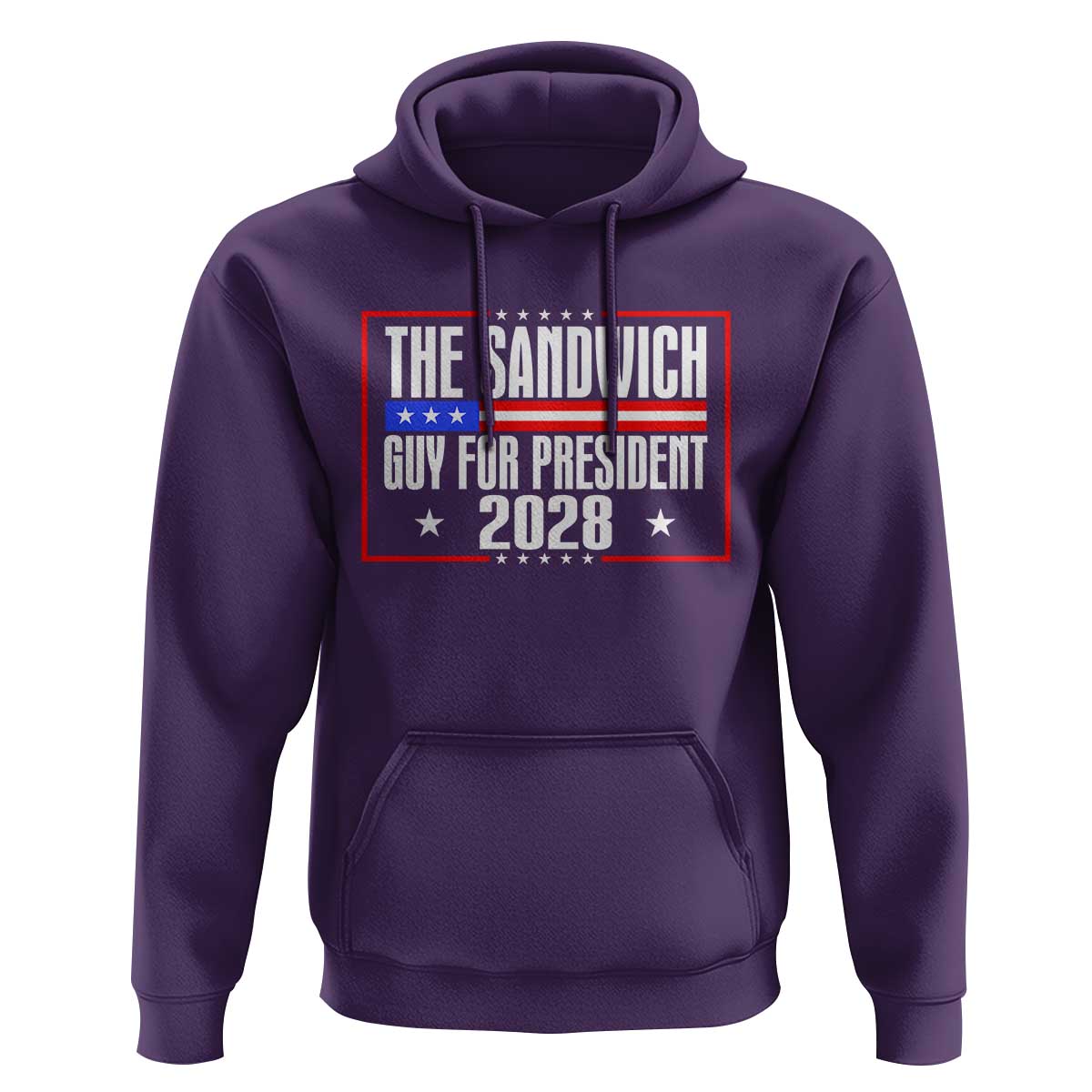 The Sandwich Guy 2028 Hoodie Political Parody - Wonder Print Shop