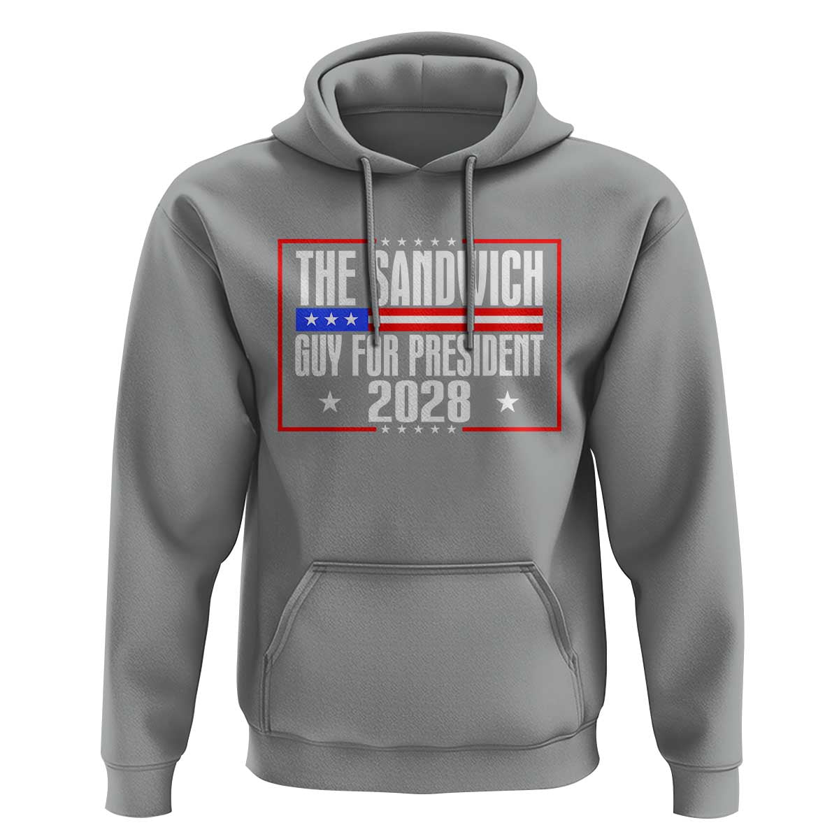 The Sandwich Guy 2028 Hoodie Political Parody - Wonder Print Shop