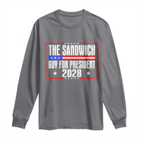The Sandwich Guy 2028 Long Sleeve Shirt Political Parody - Wonder Print Shop