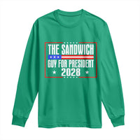 The Sandwich Guy 2028 Long Sleeve Shirt Political Parody - Wonder Print Shop