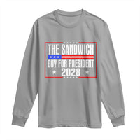 The Sandwich Guy 2028 Long Sleeve Shirt Political Parody - Wonder Print Shop