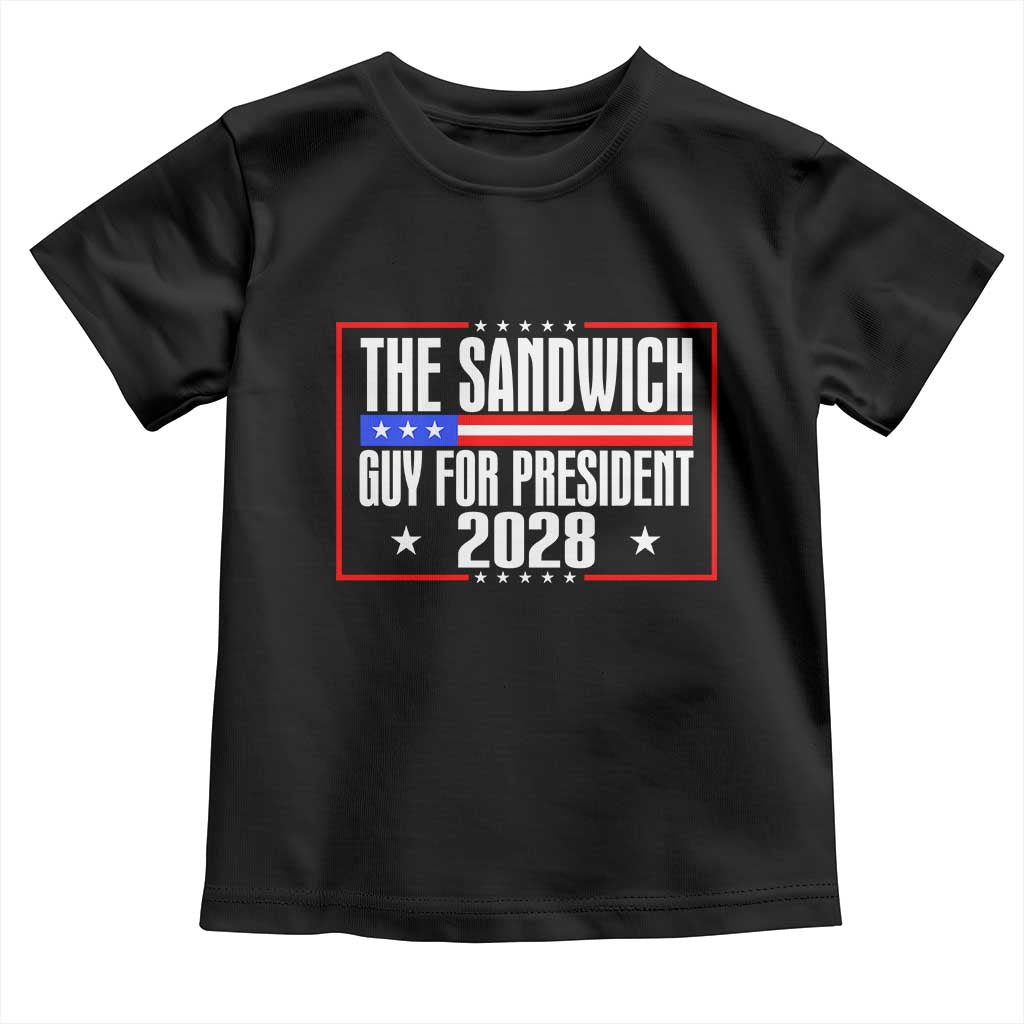 The Sandwich Guy 2028 Toddler T Shirt Political Parody - Wonder Print Shop