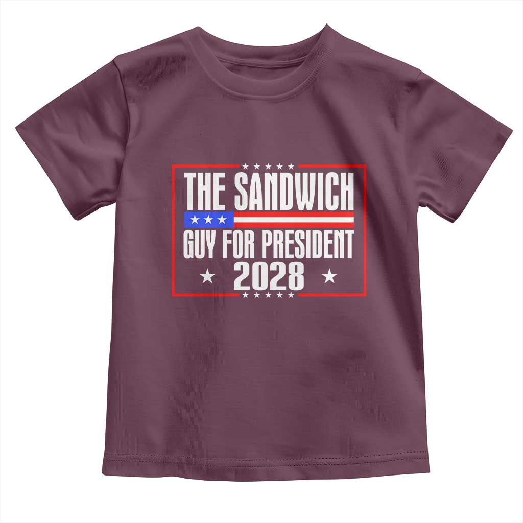 The Sandwich Guy 2028 Toddler T Shirt Political Parody - Wonder Print Shop