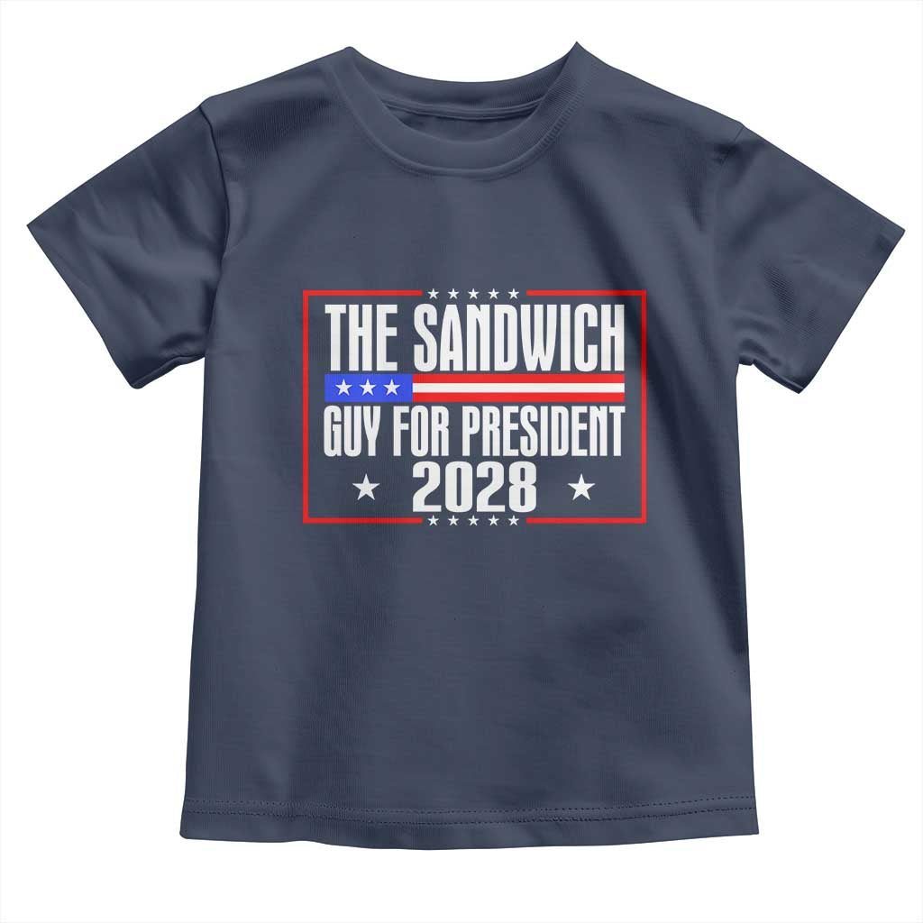 The Sandwich Guy 2028 Toddler T Shirt Political Parody - Wonder Print Shop