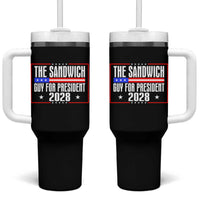 The Sandwich Guy for President 2028 Tumbler With Handle Funny Patriotic Campaign Parody - Wonder Print Shop