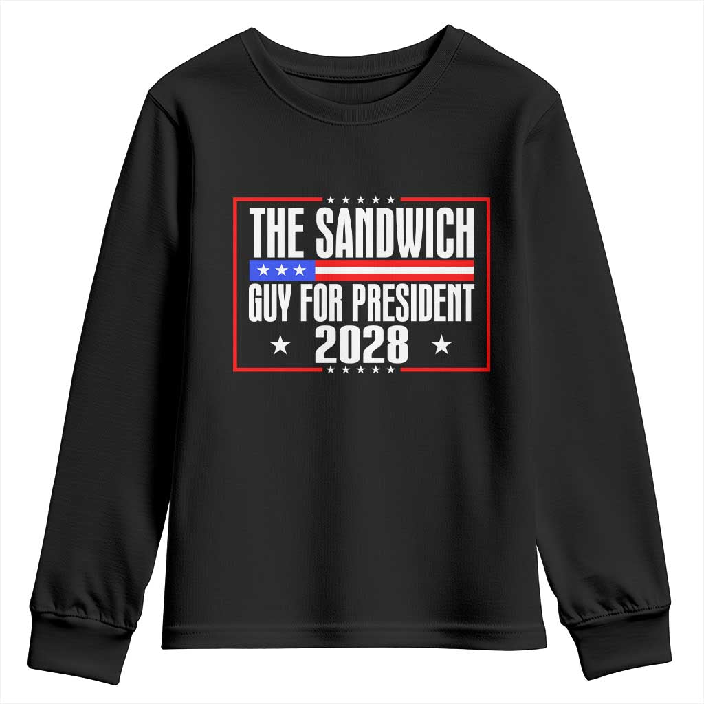 The Sandwich Guy 2028 Youth Sweatshirt Political Parody - Wonder Print Shop