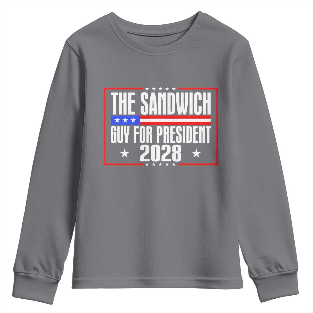 The Sandwich Guy 2028 Youth Sweatshirt Political Parody - Wonder Print Shop
