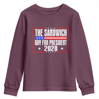 The Sandwich Guy 2028 Youth Sweatshirt Political Parody - Wonder Print Shop