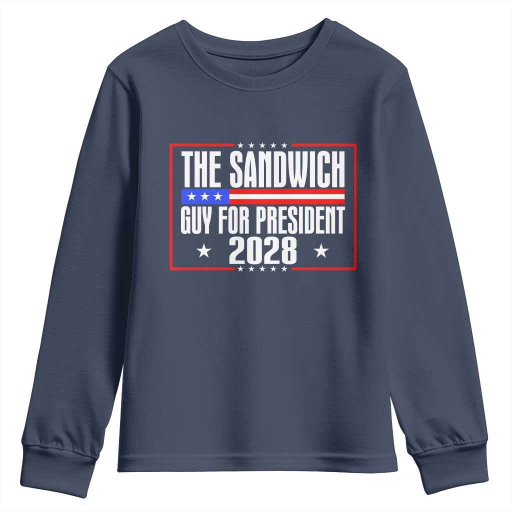 The Sandwich Guy 2028 Youth Sweatshirt Political Parody - Wonder Print Shop