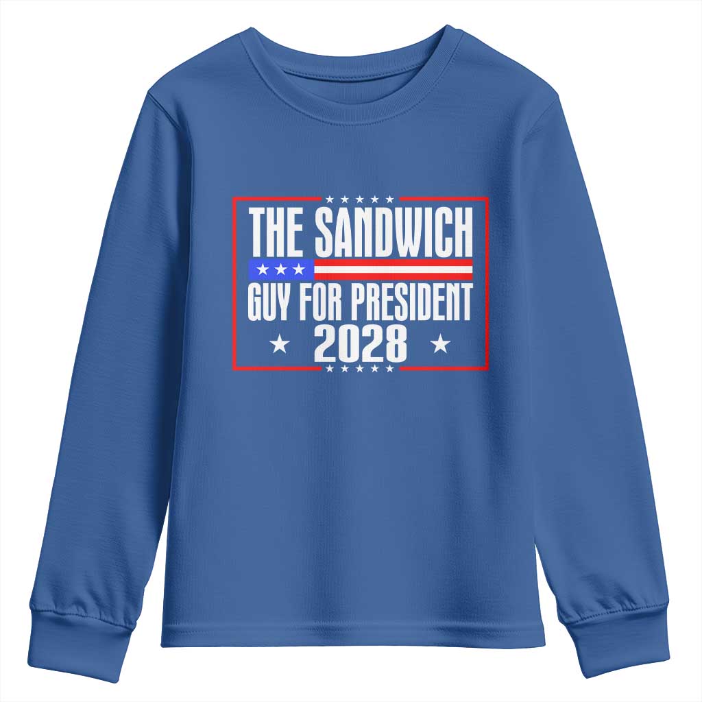 The Sandwich Guy 2028 Youth Sweatshirt Political Parody - Wonder Print Shop