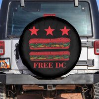 Free DC Funny Flag Parody Spare Tire Cover Washington DC with Baguette Sandwich Twist - Wonder Print Shop