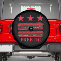 Free DC Funny Flag Parody Spare Tire Cover Washington DC with Baguette Sandwich Twist - Wonder Print Shop