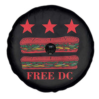 Free DC Funny Flag Parody Spare Tire Cover Washington DC with Baguette Sandwich Twist - Wonder Print Shop