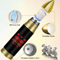 Free DC Funny Flag Parody Bullet Tumbler Washington DC with Baguette Sandwich Twist - Wonder Print Shop