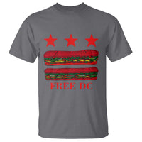 Free DC Funny Flag Parody T Shirt Washington DC with Baguette Sandwich Twist - Wonder Print Shop