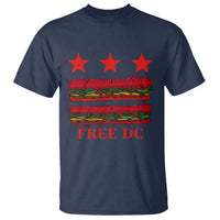 Free DC Funny Flag Parody T Shirt Washington DC with Baguette Sandwich Twist - Wonder Print Shop