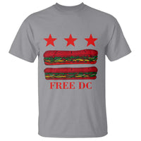 Free DC Funny Flag Parody T Shirt Washington DC with Baguette Sandwich Twist - Wonder Print Shop
